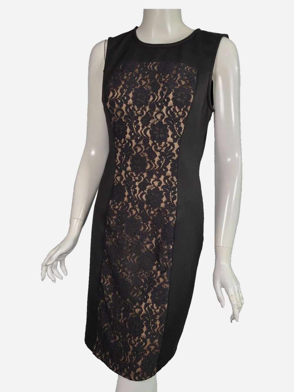 BCBGMaxAzria Black Dress with Lace Detail